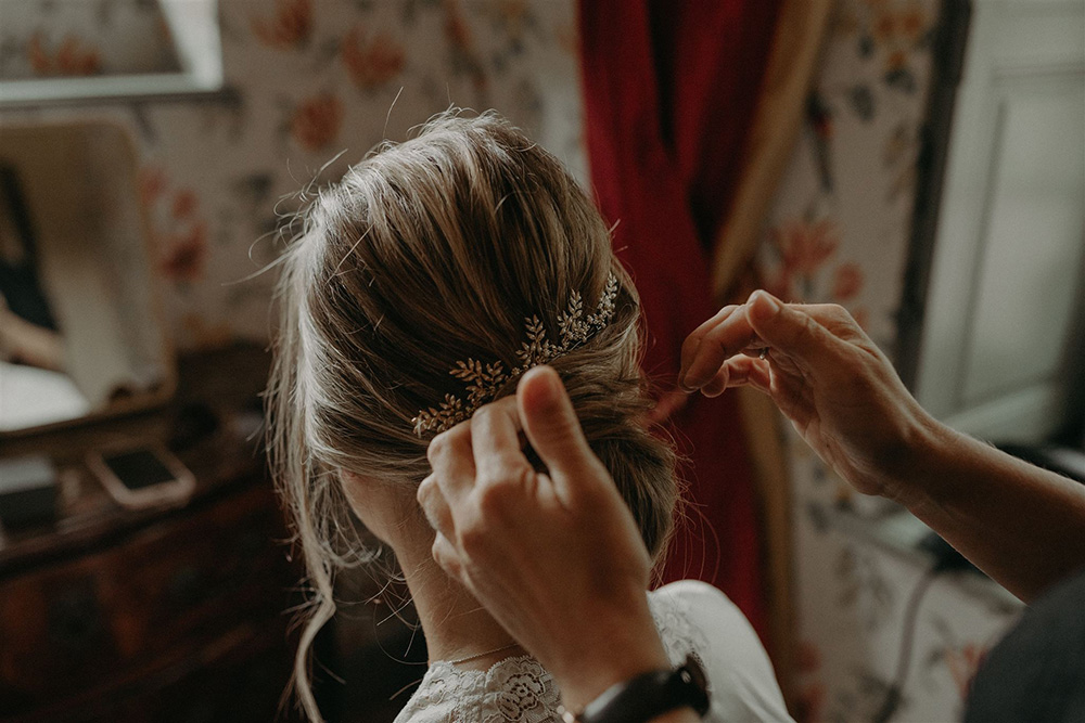 Routine cheveux naturelle pour future mariée