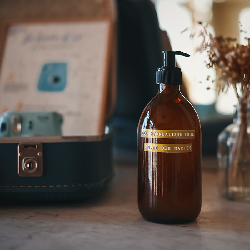 Gel hydroalcoolique des mariés