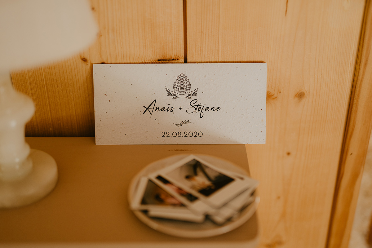 Faire-part mariage ecologique
