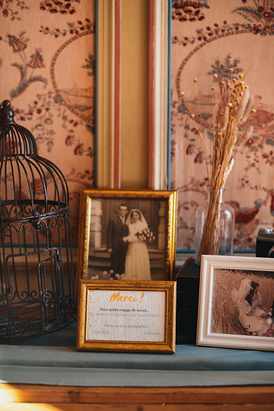 Urne de mariage voyage de noces