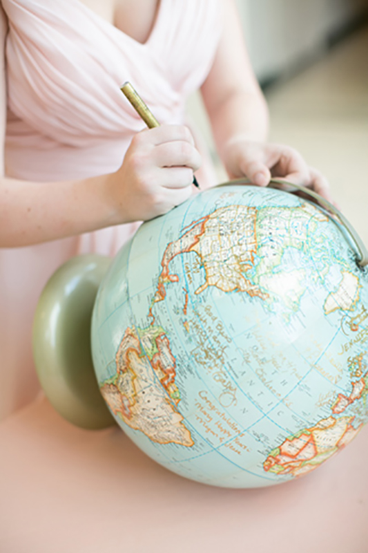 Livre d'or globe