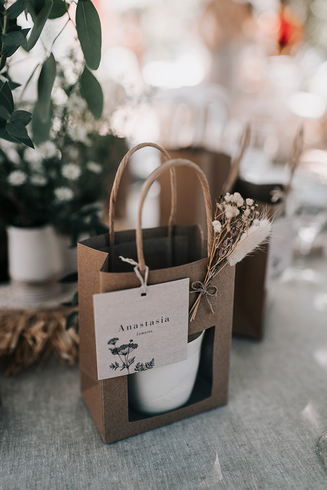 Cadeau invités eco responsable
