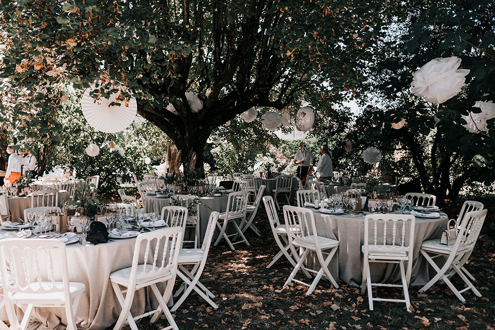 Décoration mariage extérieur