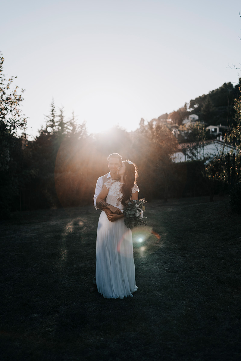 Photos de couple golden hour