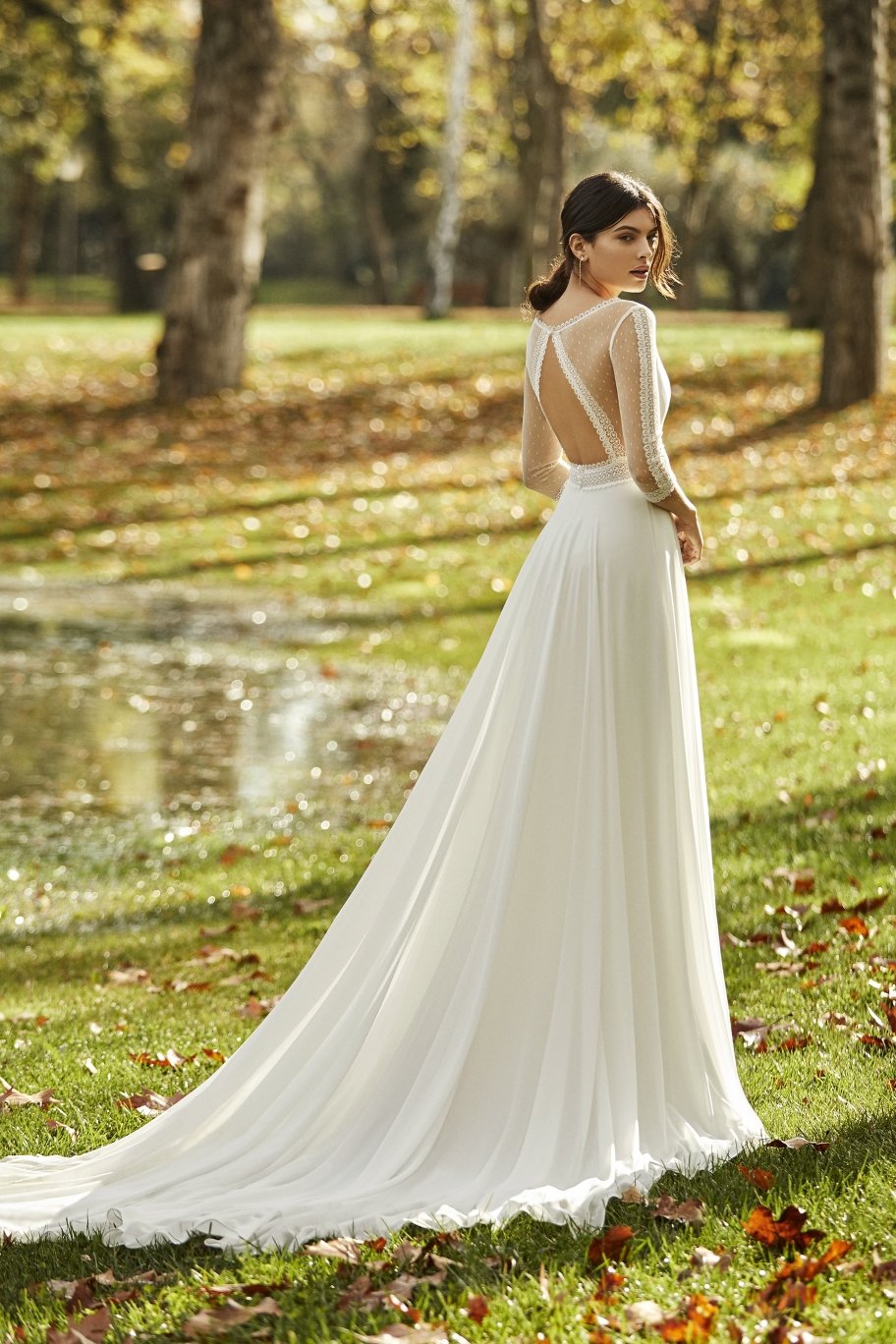 Alma Obra Robe de mariée bohème longue