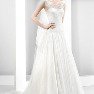 Robe de mariée princesse en tulle