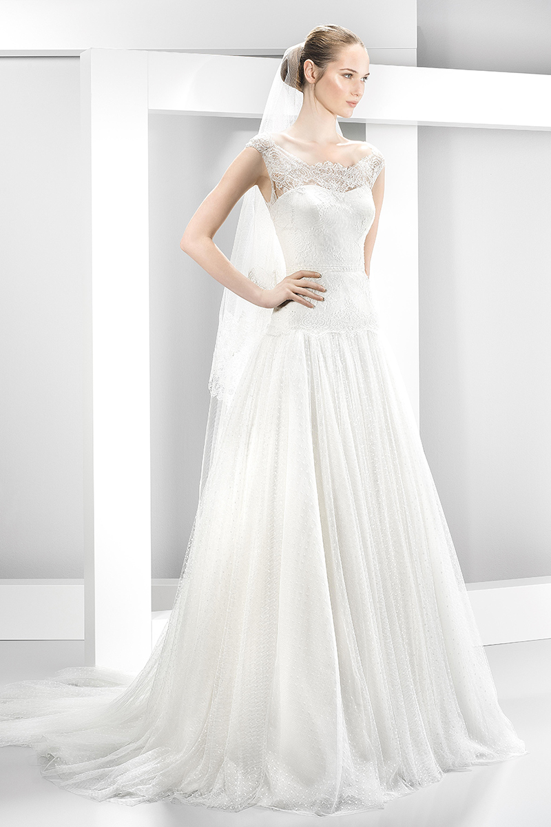 Robe de mariée princesse en tulle
