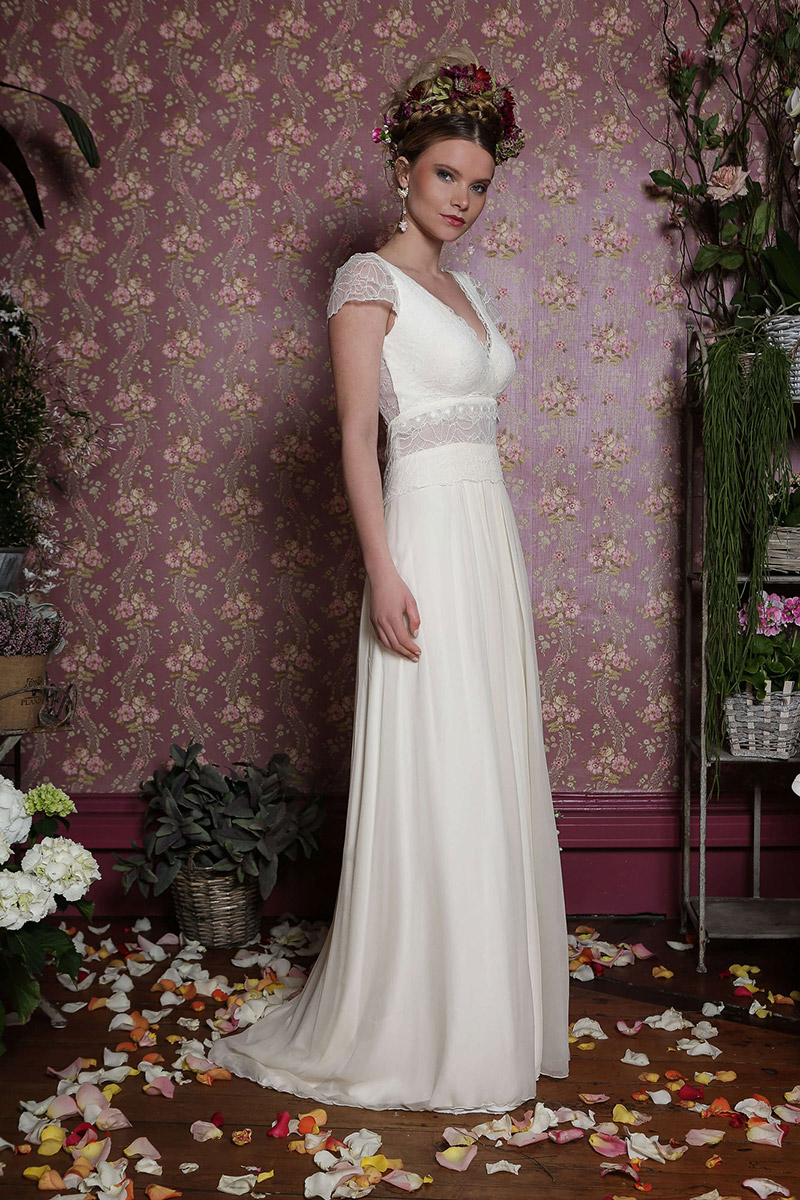 Robe de mariée champêtre