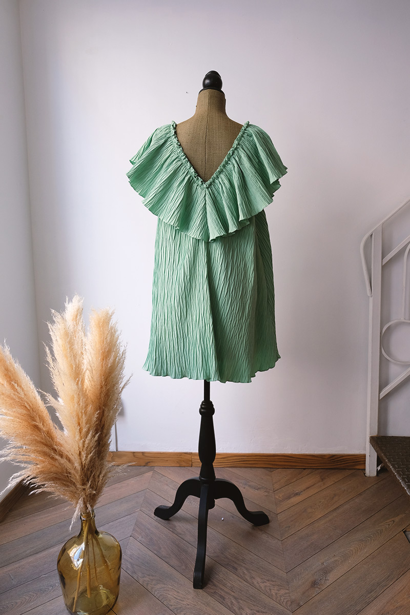 Robe de cérémonie verte