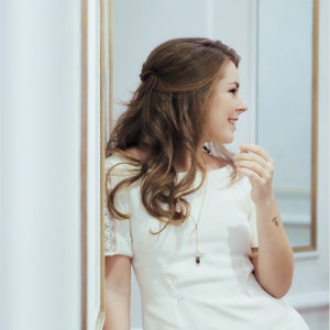 Robe de mariée courte simple