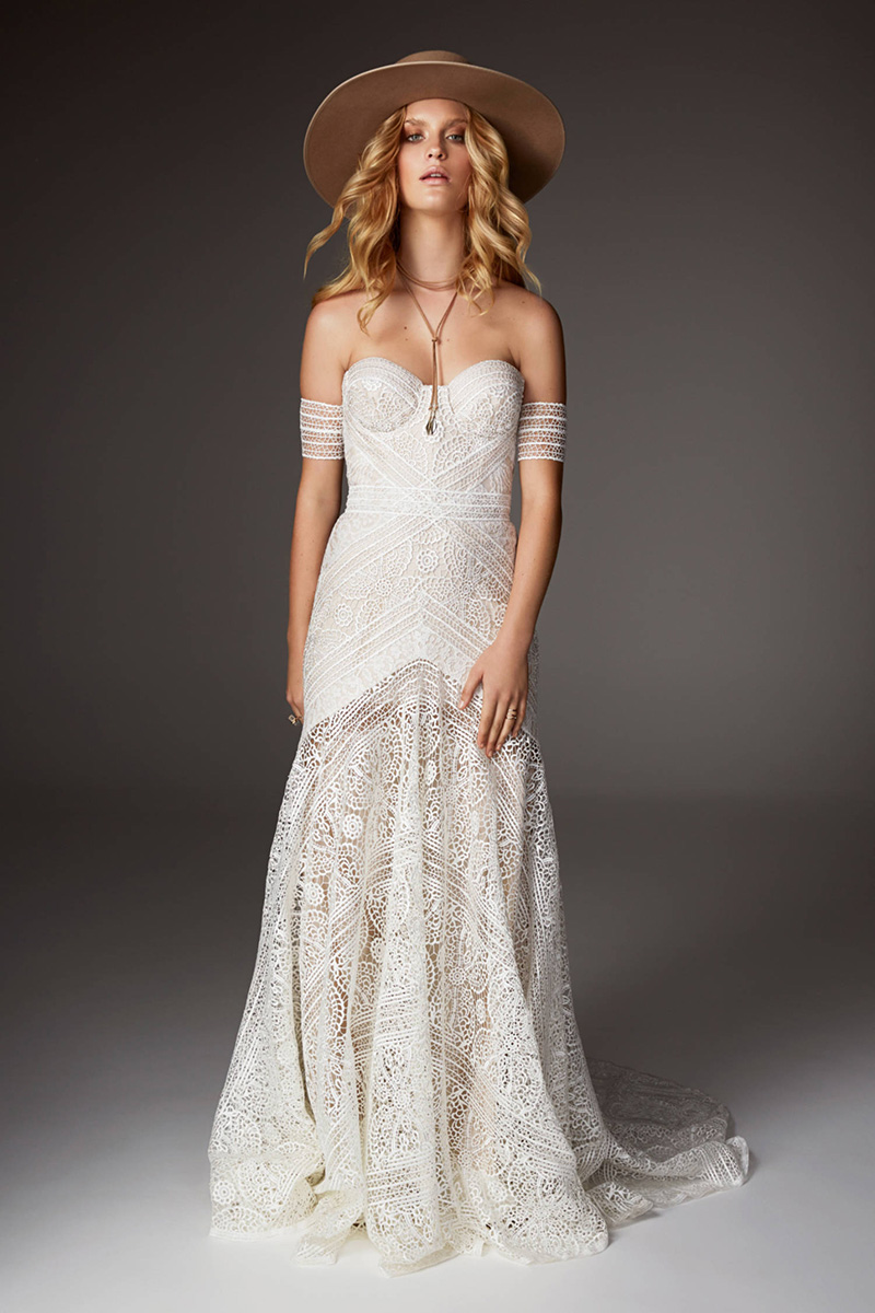 Robe bustier style bohème