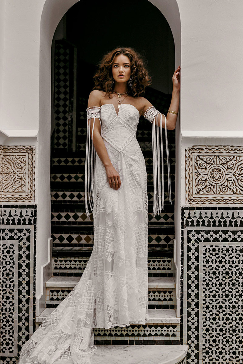 Robe de mariée bustier