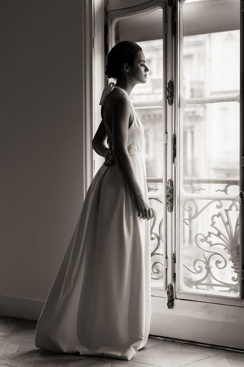 Robe bouffante minimaliste