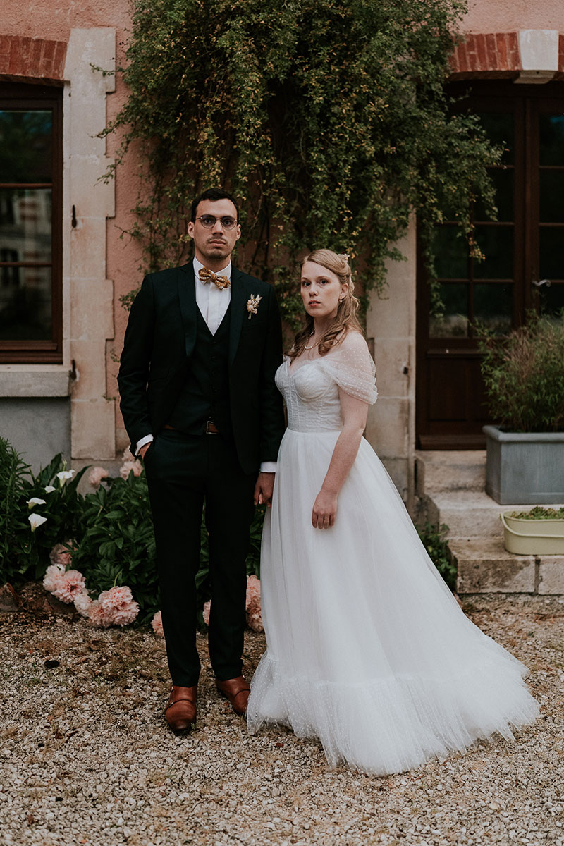 Corset et tulle plumet