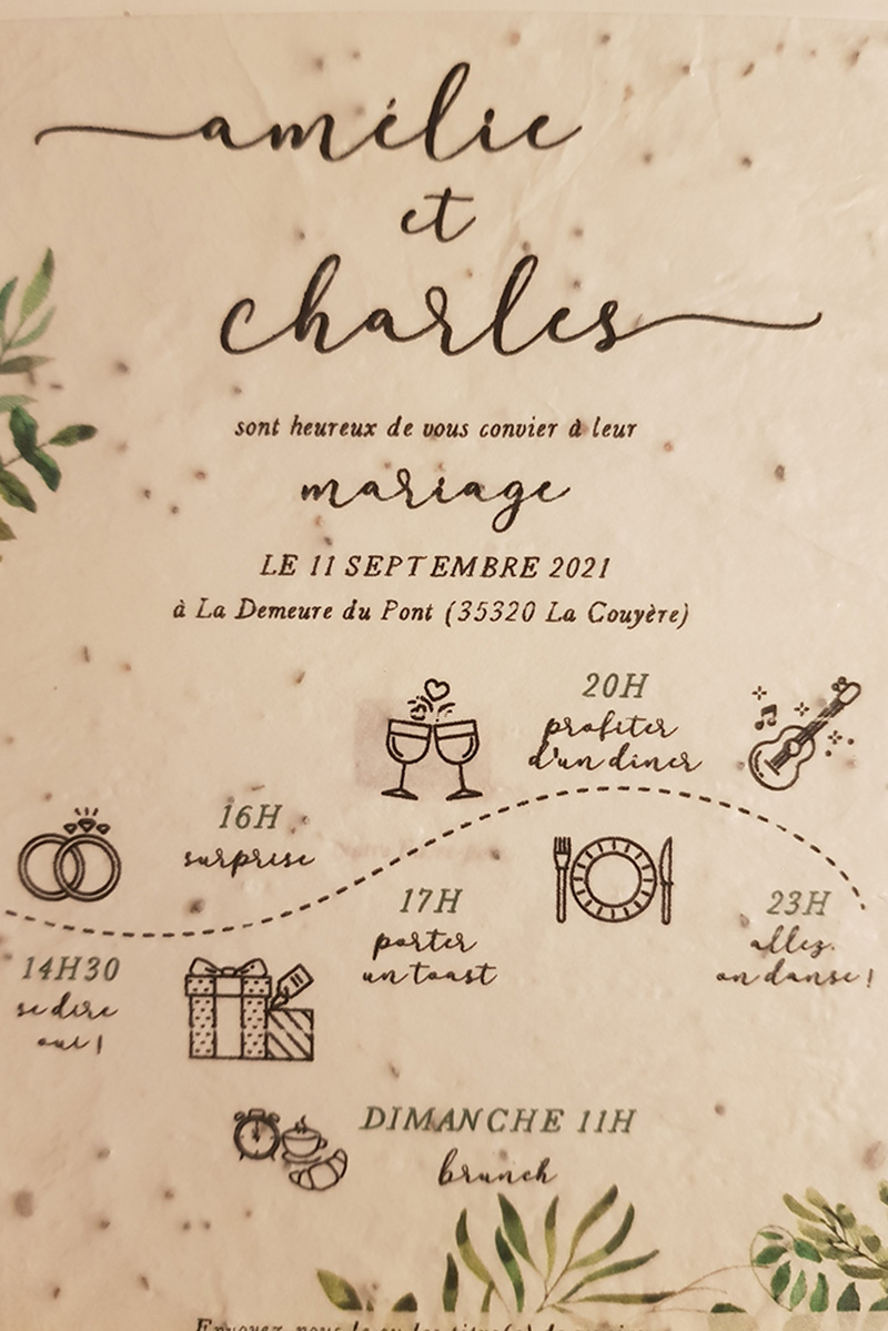 Déco fauteuil des mariés