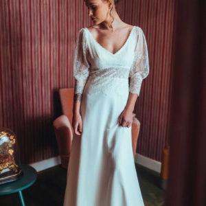 Robe mariée style retro