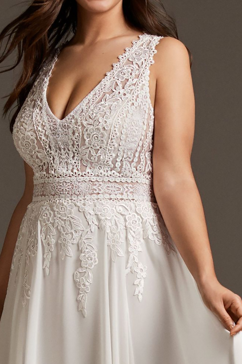 Dentelle à fleurs en cascade