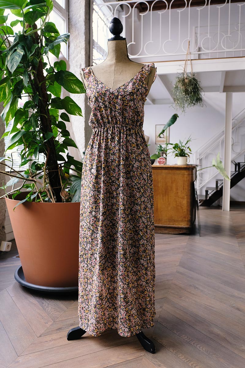 Robe de cérémonie à fleurs