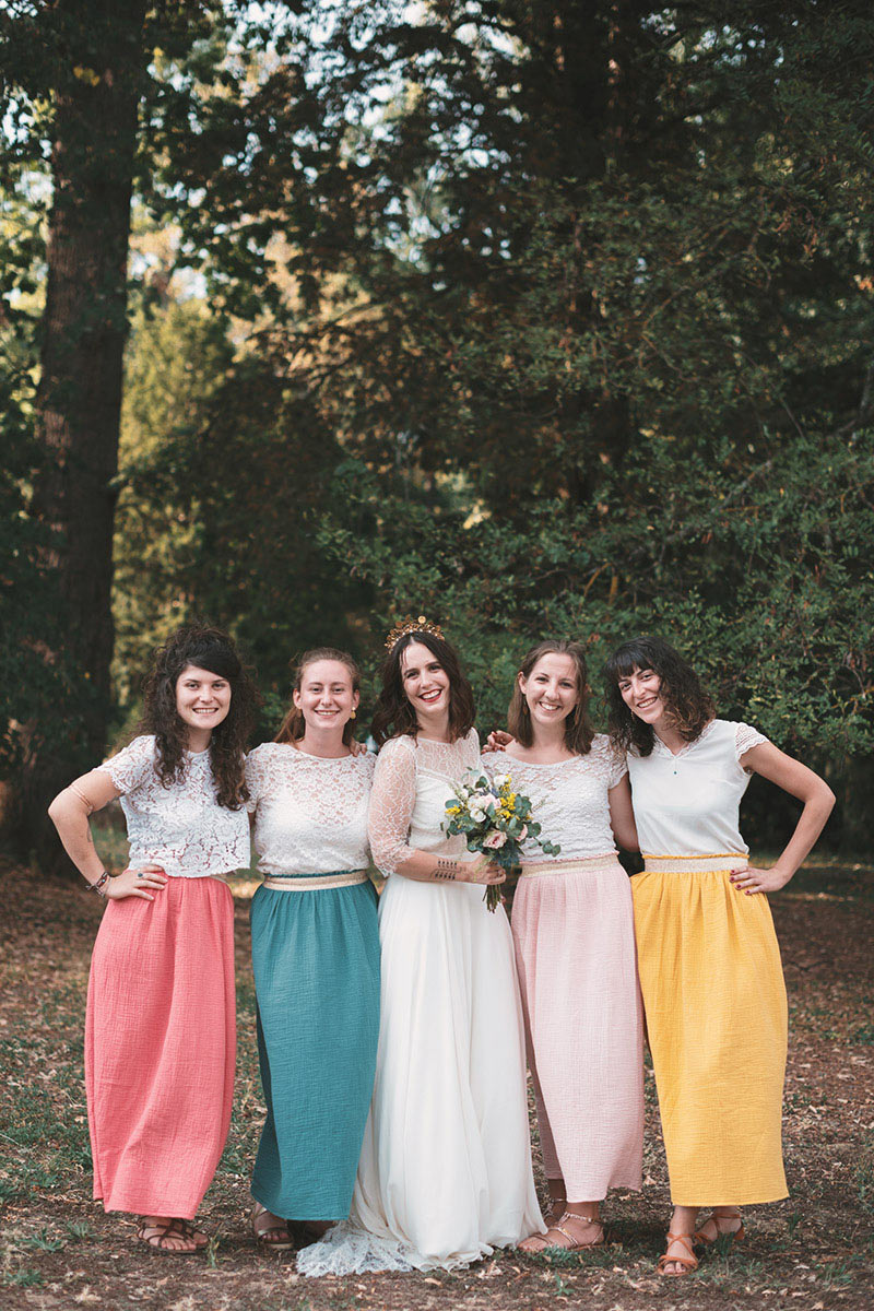Jupes de demoiselles d'honneur