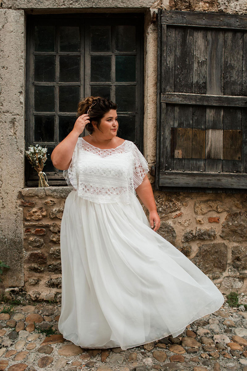Robe de mariée grande taille