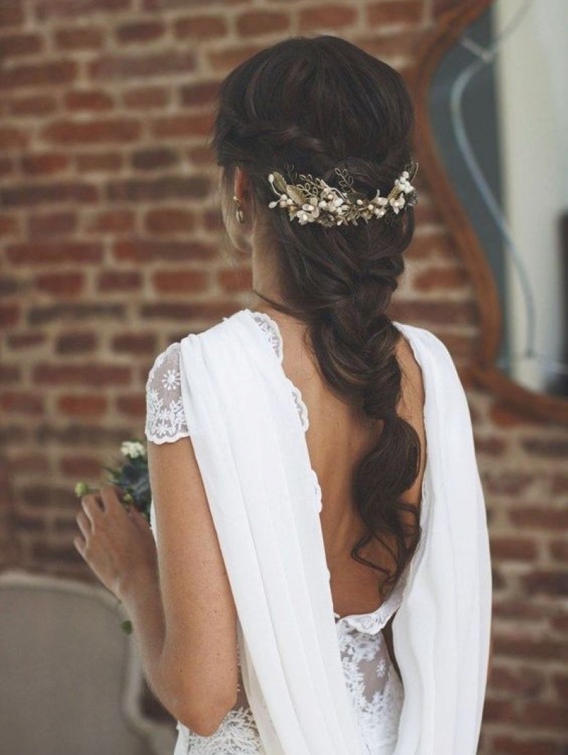 Coiffure de mariée bohème
