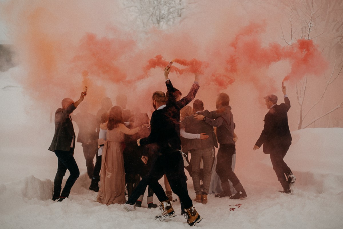 Fumigènes pour mariage