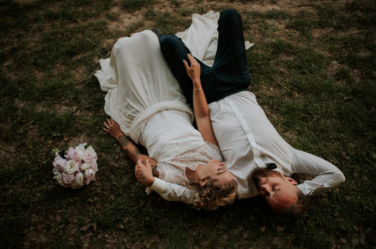 Photo de mariage bohème