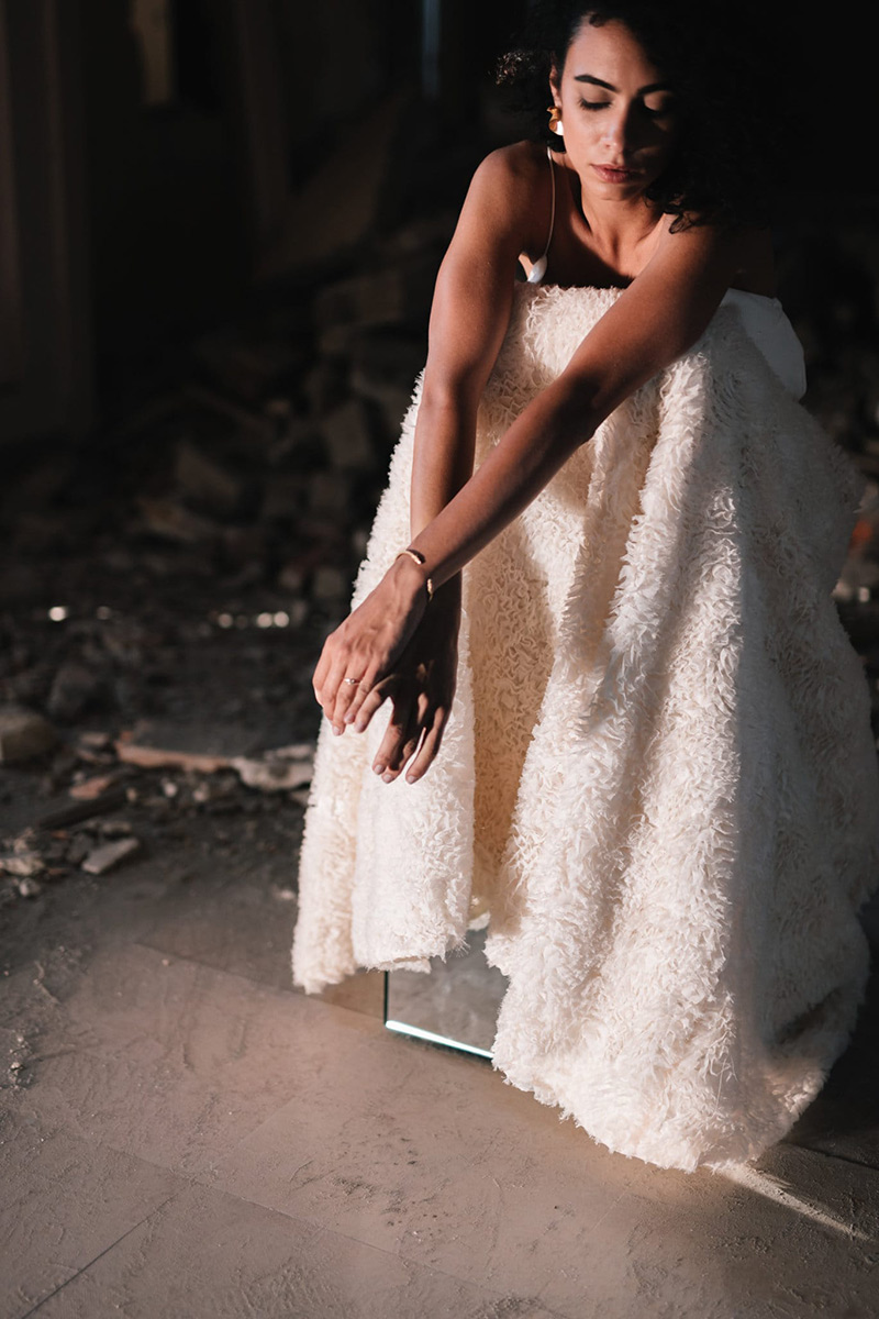 Jupe de mariée originale