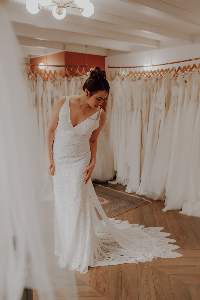 Robe de mariée bohème