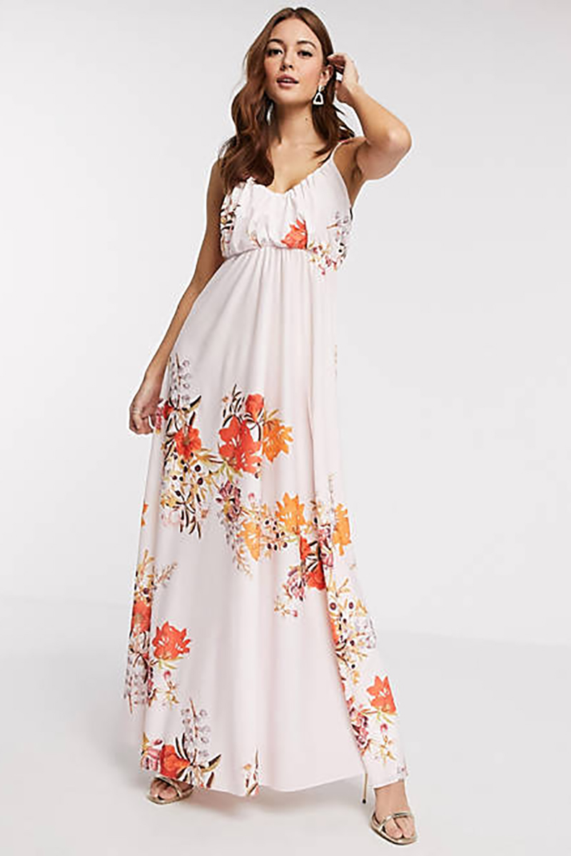 Robe longue pour mariage été