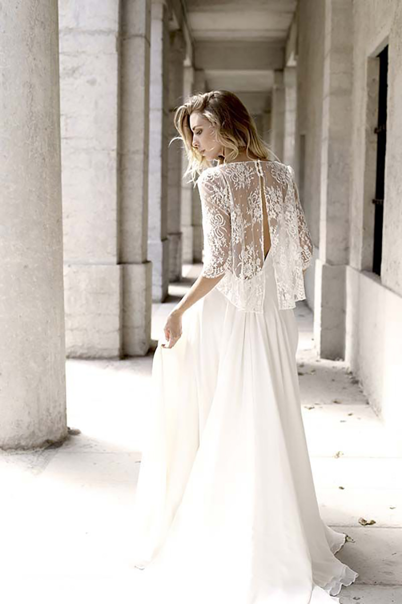 Top en dentelle de Calais
