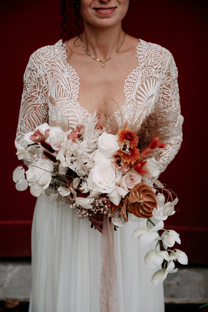 Bouquet de mariée d'automne