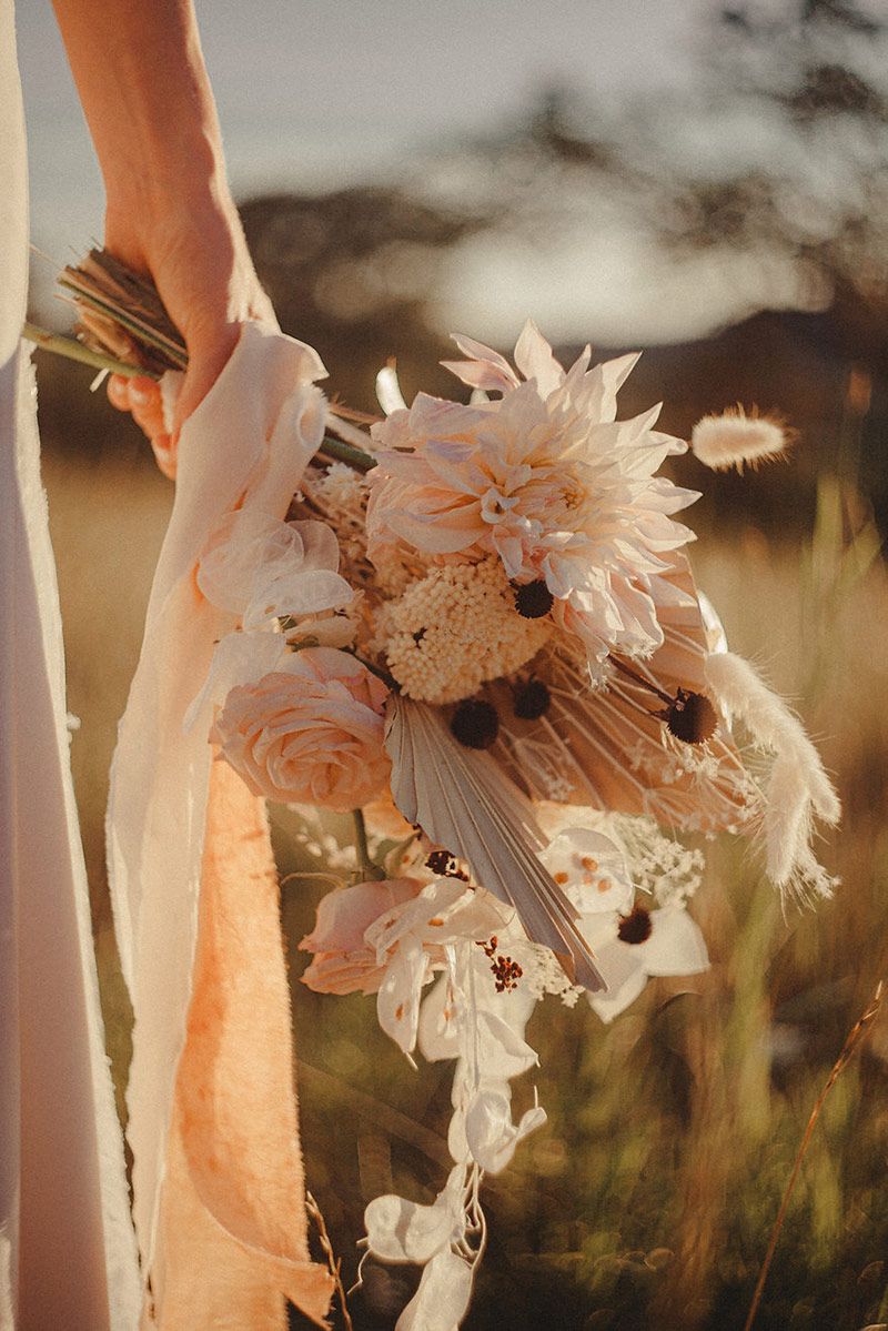 Bouquet de mariée nude
