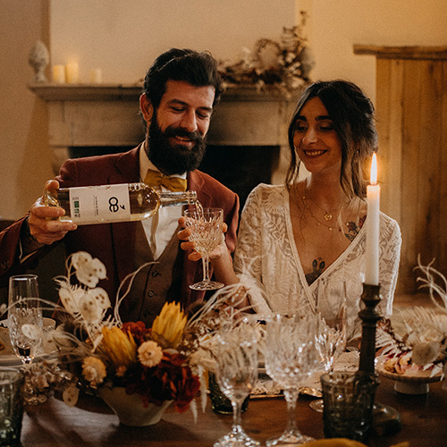 Mariage boho chaleureux