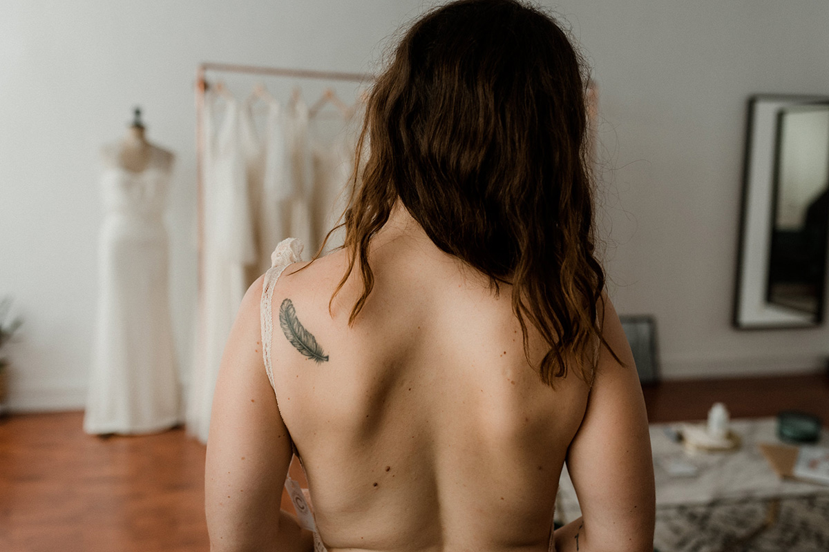Soutien-gorge pour robe de mariée dos nu