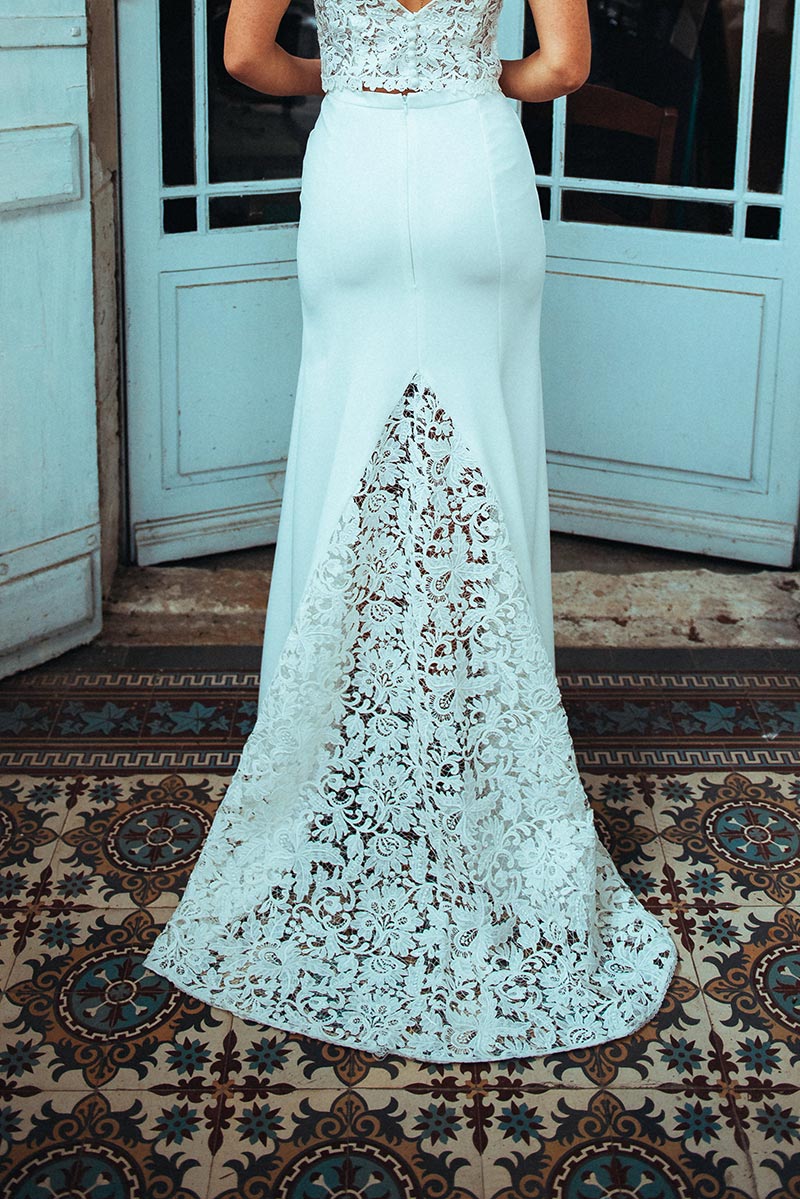 Béquille de dentelle
