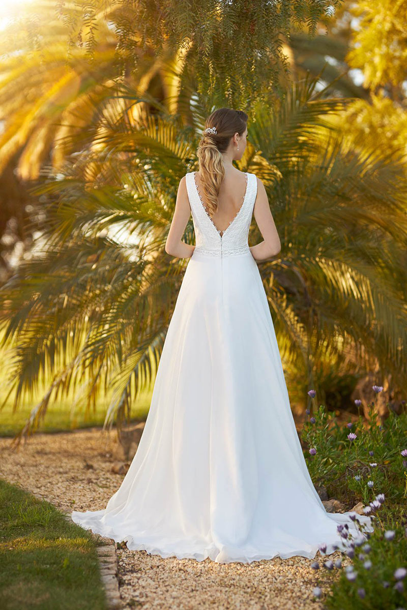 Robe de mariée bohème fluide