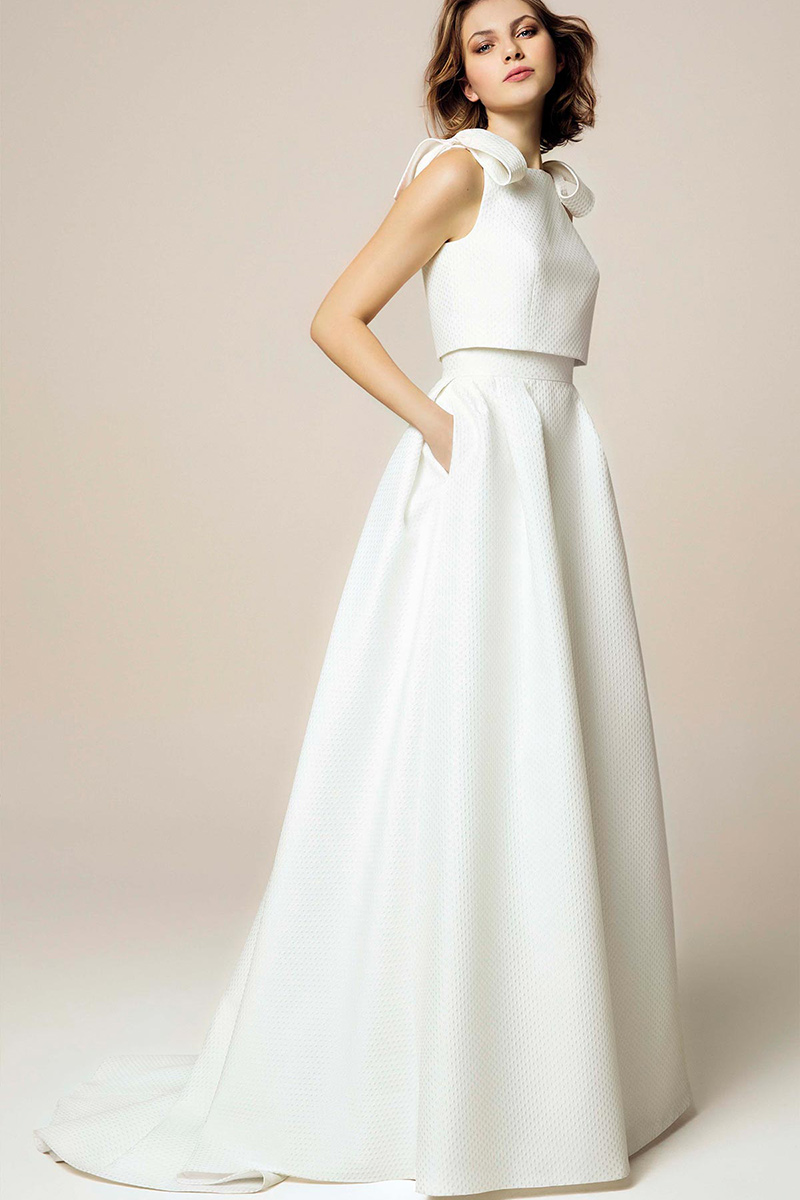 Ensemble de mariée minimaliste