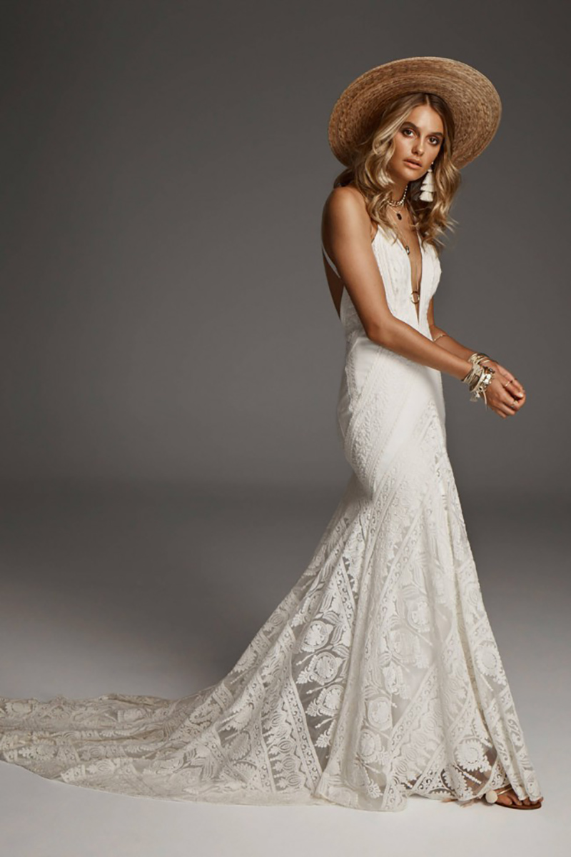 Robe de mariée bohème