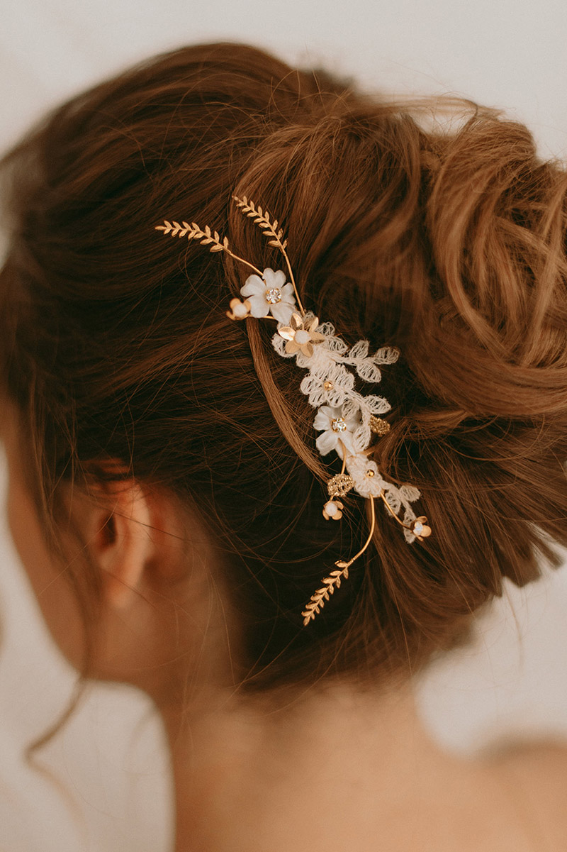 Bijou de cheveux de mariage
