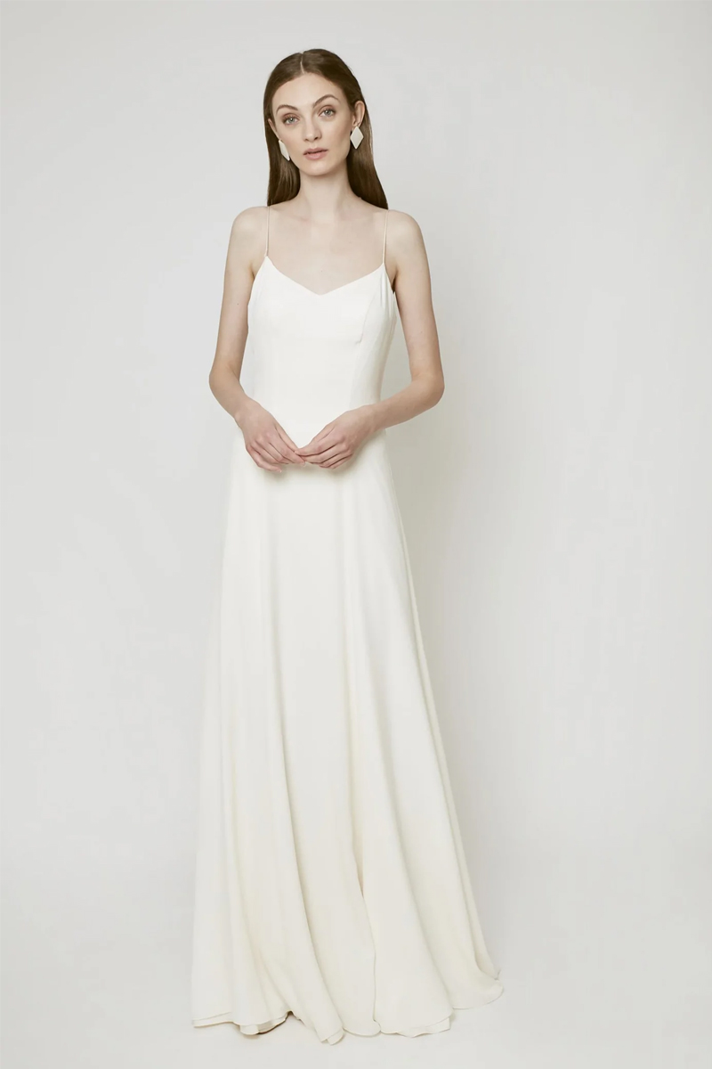 Robe simple bretelles fines