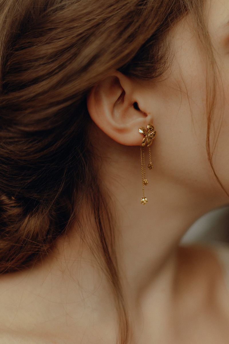 Boucles d'oreilles de mariée