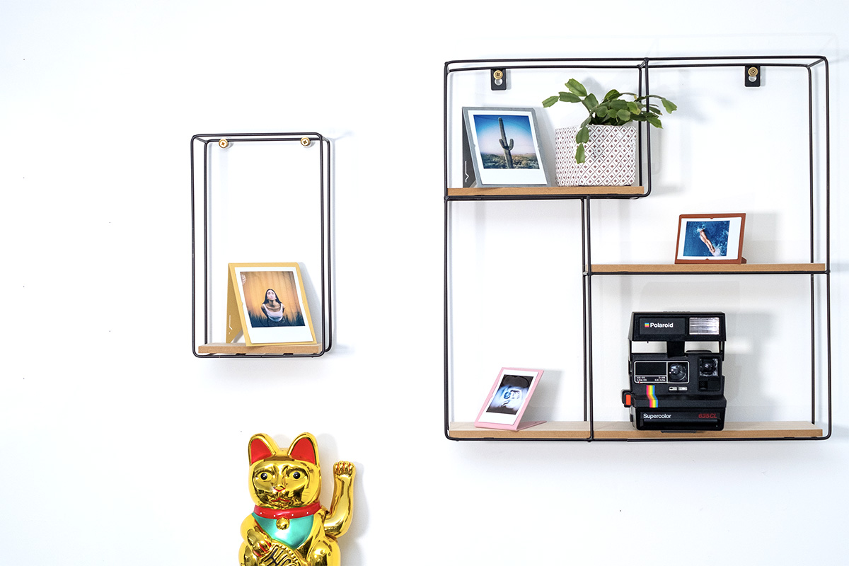 Cadres Instax et Polaroid en métal
