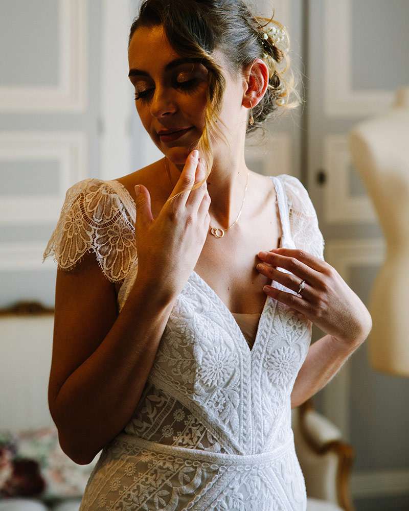Robe de mariée bohème