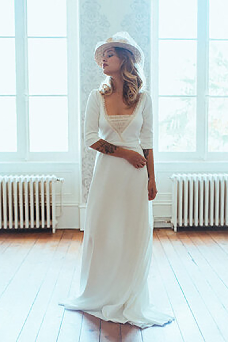 Décolleté en dentelle