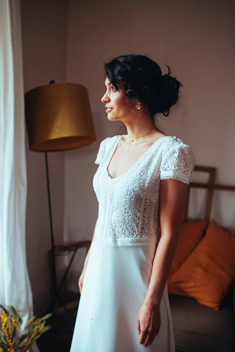 Décolleté V arrondi