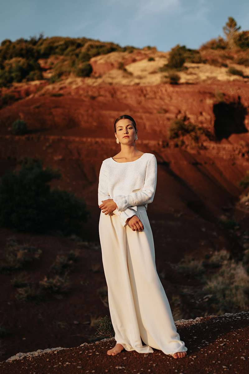 Pull pour mariage d'hiver