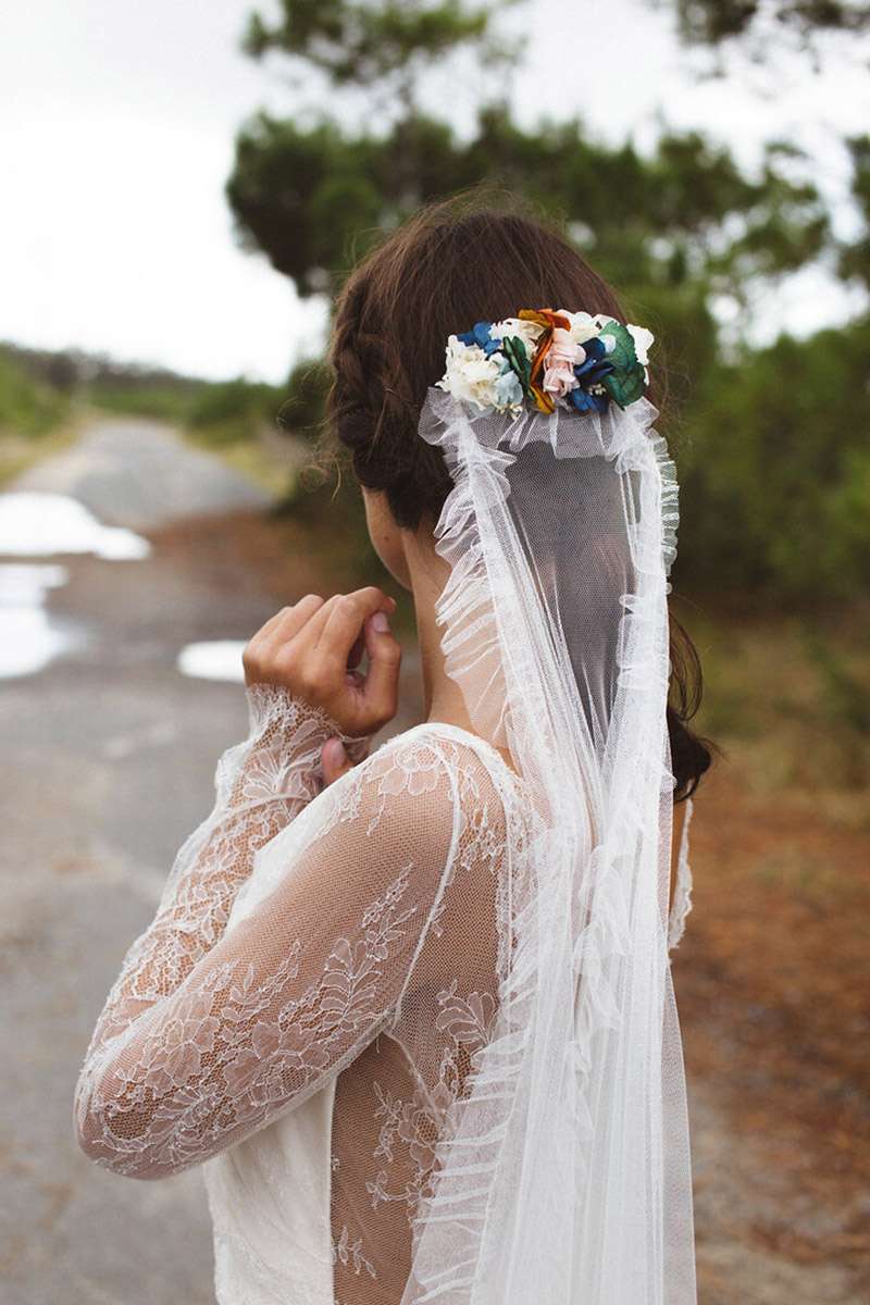 Accessoire de cheveux coloré