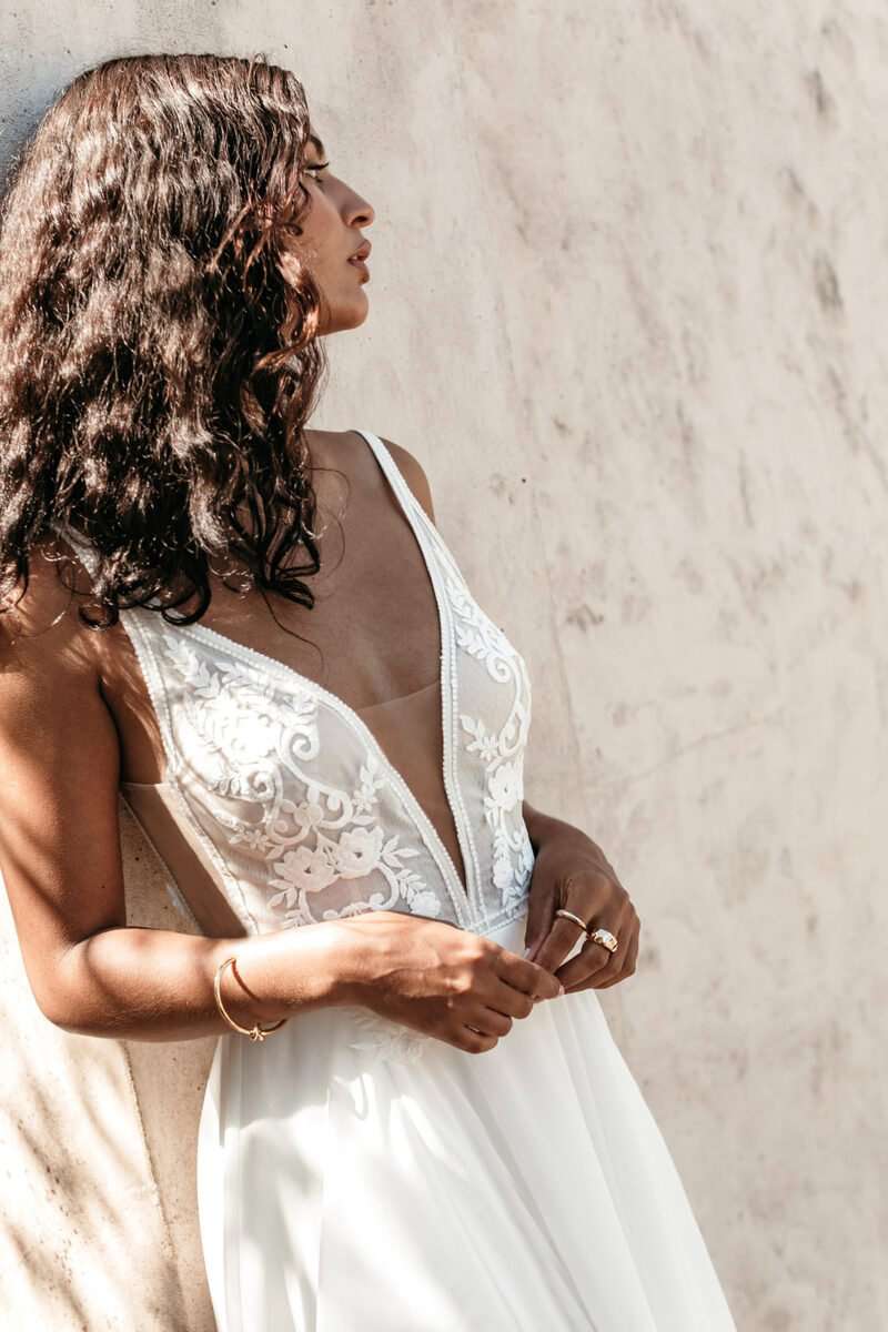 Robe de mariée sexy et romantique