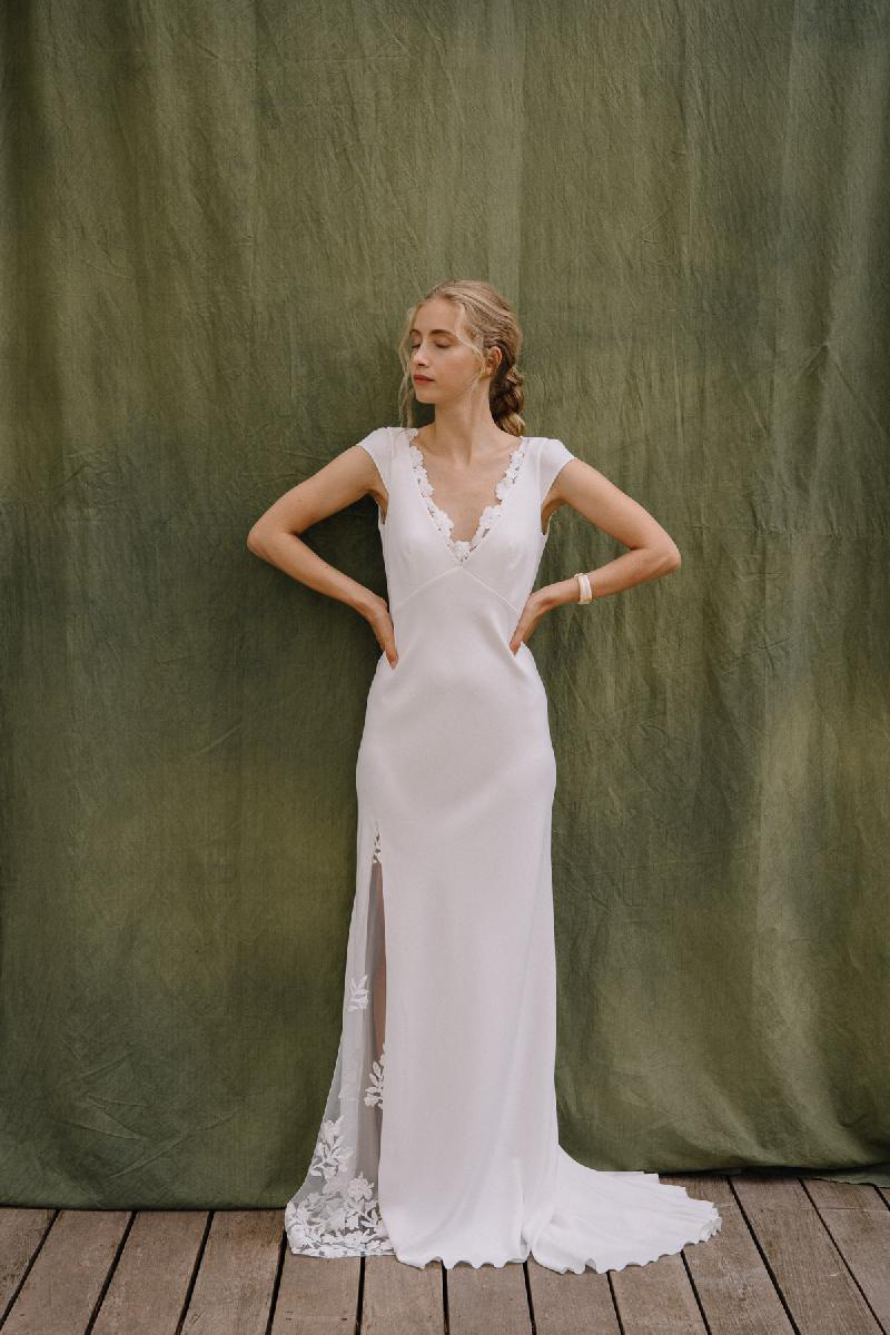Robe de mariée sophistiquée et bohème